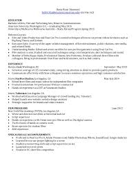 film production resume november 2020