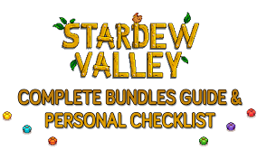 If you don't have access to the hammers, then the obsidian edge obtained the key to everything in stardew valley is preparation. Stardew Valley Bundles Complete Guide Checklist Gamedb