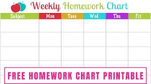 The spruce / lisa fasol the printable alphabet flashcards below are going to help your child learn their letters i. Free Homework Chart Printable Freebie Finding Mom