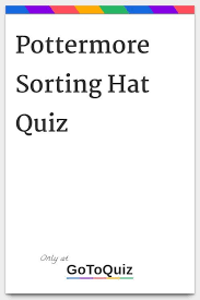 Pottermore Sorting Hat Quiz My Result Pottermore Sorting Hat Pottermore Sorting Hat Quiz Pottermore Sorting