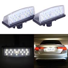 2pcs No Error Xenon White 18smd Led Number License Plate Light For Toyota Camry Aurion Prius Lexus Is300 Ls430 Gs430 Rx330 Es30 Car Led Car Lights Lexus Ct200h