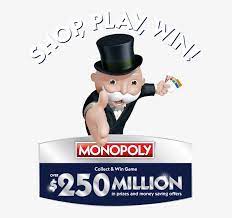 The following items at mcdonald's have three stickers on them . Safeway Shop Play Win Monopoly Game Sweepstakes Cartoon Transparent Png 613x690 Free Download On Nicepng