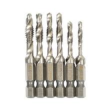 We support the made in the usa movement. 6pcs Set Hex Shank Drill Bits Hss 4341 Combination Drill And Tap Bit Screw Tap Deburr Countersink Bit 6 32nc 8 32 Nc 10 32 Nc 10 24 Nc 12 24 Nc 1 4 20 Nc Buy Online In Guernsey