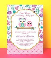 Owl Baby Shower Invitation Girl Baby Shower Invite Owl Girl Instant Download E Baby Shower Invites For Girl Owl Baby Shower Owl Baby Shower Invitations Girl