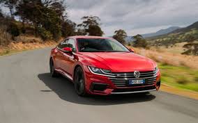 Download Wallpapers Volkswagen Arteon R Line 2018 Sports Sedan Red Arteon New Cars German Cars Volkswagen Besthqwallpapers Com Volkswagen Sports Sedan Volkswagen Group