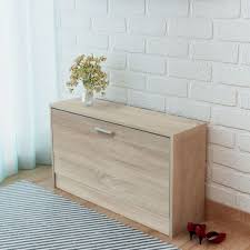 / wie neu & sehr stabil 2x sitzbank: Schuhbank Eiche 80x24x45 Cm