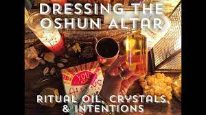Witch Work Dressing The Oshun Altar Candles Ritual Oil Intention Youtube Oshun Candle Altar Candle Dressing