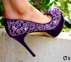صور احذية كعب عالى احذية خرافة 2015 purple heels heels rhinestone heels