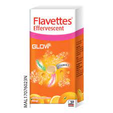 Vitamin c 1000 mg, vitamin e 15iu, glutathione 50mg. Flavettes Effervescent Glow 15 Tablets X 2 Exp 06 2022 Shopee Malaysia