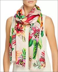 Echo Paradise Floral Silk Tubular Wrap