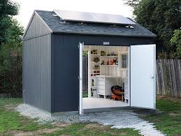 Prefabricated sheds or prefab sheds as they are often known are an easy way to build your own garden shed. Transforming A Prefabricated Tuff Shed Into A Solar Powered Workshop Building A Shed Shed Homes Workshop Shed