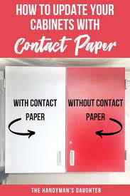 How To Update Cabinets With Contact Paper The Handyman S Daughter