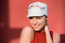 White Skull Head With Hat