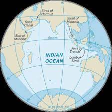 Indian ocean major ports map. Indian Ocean Maps Perry Castaneda Map Collection Ut Library Online
