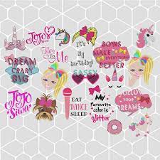 Pin By Vanessa Briggs On Birthday Gift Svg Jojo Siwa Birthday Jojo Siwa Unicorn Svg