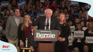 Transcript Speeches At The Iowa Caucuses Bernie Sanders Joe Biden Elizabeth Warren Andrew Yang Pete Buttigieg Amy Klobuchar Speak Rev