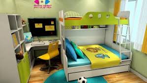 غرف نوم اطفال سرير ومكتب قطعه واحده بنات ديكور ابداع Decor Epda3