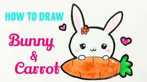 How To Draw Bunny Carrot Easy Cute Rabbit Drawing Tutorial For Beginner Youtube Such a simple and cute wee bunny rabbit. how to draw bunny carrot easy cute rabbit drawing tutorial for beginner