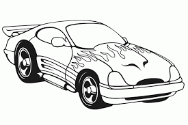 This fun circus coloring page features a clown in a silly clown car under a circus tent. Printable Coloring Pages Of Sports Cars Coloring Home