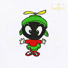All cross stitch patterns can be customize on request. Looney Tunes Marvin Martian Embroidery Design Royalembroideries