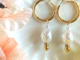 diana ダイアナ バロックパール イヤリング ピアス