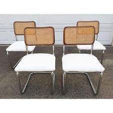 Vintage Cantilever Cane Chairs 4 Furniture Home Room Design Dining Chairs