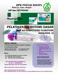 Check spelling or type a new query. Dpw Patelki Banten Bekerjasama Dengan Ldp Dan Lsp Patelki Mengadakan Pelatihan Flebotomi Dasar Dan Uji Komptensi Flebotomi Angkatan Iii Info Laboratorium Medik