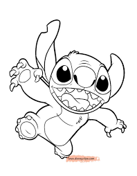 Simple lilo and stich coloring page. Get This Lilo And Stitch Coloring Pages Stitch Smiling Happily