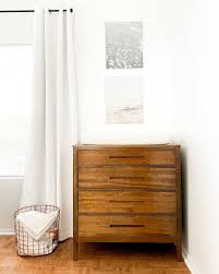 Bright White Mid Century Minimal Nursery Dresser Changing Table Changing Table Dresser Ikea Changing Table