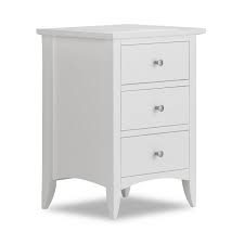 Essential extra storage for your bedroom, browse minimal, contemporary, modern, scandi, and luxe inspired bedside tables, in timber, metal, rattan, marble & terrazzo to pair with every style bed. Edward Hopper White Bedside Table Furniture Co Uk