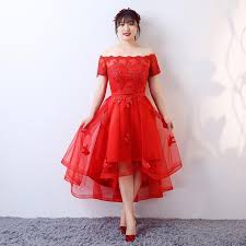 大码婚纱礼服显瘦胖mm敬酒服女2019新款前短后长200斤新娘连衣裙 high low dress dresses large women