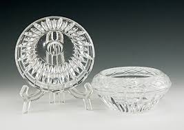 Princess house heritage crystal hurricane candle holder. Princess House Crystal Reversible Candle Holders
