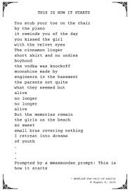 This Is How It Starts This Is How It Starts Poetry Poem Visual Poetry Spilled Ink Spilled Poem Spilled Writing Poets On My Poetry Visual Poetry Poetry Poem