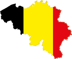 The country uses the euro as its national currency. Map Of Belgium And Belgian Flag Logo Vector Eps Free Download