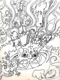 This content for download files be subject to copyright. Printable Trippy Mushroom Coloring Pages