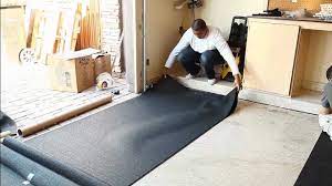 How To Install Rubber Underlayment Youtube