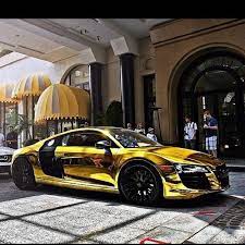 Gold Chrome Audi R8 Audi Cars Sport Cars