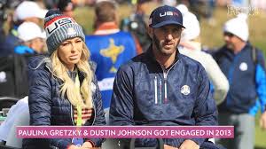 In a september 2020 interview with golfweek, the pro golfer opened up about their relationship and admitted that gretzky and his children were the. Paulina Gretzky And Fiance Dustin Johnson Celebrate His First Masters Win With A Kiss Video Dailymotion