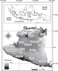 9, sukarame, palembang 30152 email: The 18 Sub Districts Of Gunungkidul And Its Topography The Variations Download Scientific Diagram