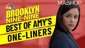 The wedding of jake peralta and amy santiago had it all: Amy Santiago S Best One Liners Brooklyn Nine Nine Youtube