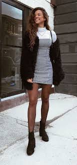 Black And White Dress With Black Tights Pin By Lainie On Fashion Fashion Clothes Fall Outfits