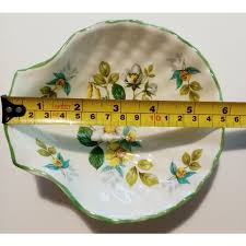 Crown Devon Shell Shaped Floral Design Soap Dish Fortnum & Mason