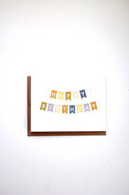 Happy Birthday Banner Card Happy Birthday Card Banner Card Minimalist Card Recyc Birthday Card Design Happy Birthday Cards Birthday Cards For Boyfriend