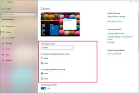If you want to change the color of (or put an image on) your desktop: How To Change Color Modes On The Windows 10 May 2019 Update Windows Central