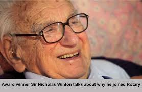 Peace Award for Sir Nicholas Winton: