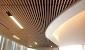 White Wood Slat Ceiling