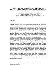 Dari berbagai macam sampah yang ada, plastik dan styrofoam ternyata merupakan jenis sampah yang paling mencemari lingkungan kita. Pdf Abstrak Lkti Undip Lolos 2014 Hani Septiana Academia Edu