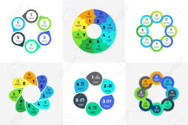 Circle Infographic Chart Diagram Process Workflow Vector Template