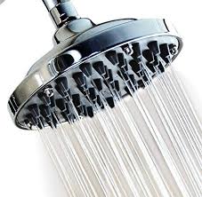 Wantba 6 Inches 57jets Massage Rainfall High Pressure Disassembly Capacity Shower Head Pow Massage Shower Head Shower Heads High Pressure Shower Head