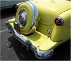 The Automobile And American Life The Continental Kit One Of The Excesses Of The 1950s Old Sports Cars Vintage Muscle Cars 1954 Ford